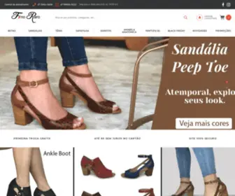 Finoraro.com.br(Sapatos femininos em couro) Screenshot