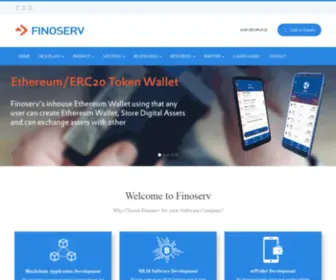 Finoserv.com(Custom Blockchain and MLM Software Development Company) Screenshot