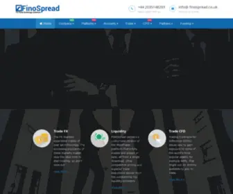 Finospread.co.uk(FX, CFD´s, ETF´s, Cryptos & Financial Synthetics) Screenshot