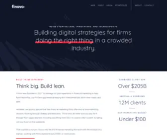 Finovo.io(Marketing and Digital Strategy for Financial Services) Screenshot