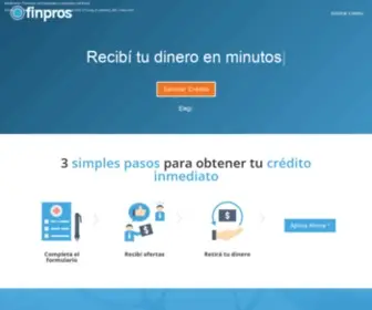 Finpros.com.uy(Créditos y Préstamos Uruguay) Screenshot