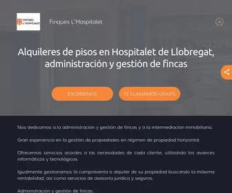 Finqueslhospitalet.com(Pisos para alquilar en Hospitalet) Screenshot