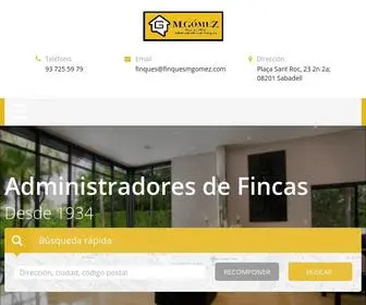 FinquesmGomez.com(Finques M.Gómez) Screenshot