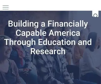 Finrafoundation.org(Building a Financially Capable America Through Education and Research) Screenshot