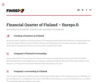 Finrepo.fi(Financial Quarter of Finland) Screenshot