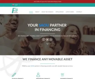 Finsa.co.za(FINSA as your SAOU partner in financing) Screenshot