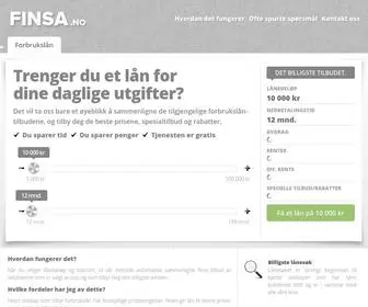 Finsa.no(Lån) Screenshot