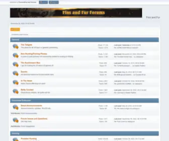 Finsandfur.net(Fins and Fur Hunting and Fishing Links) Screenshot