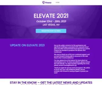 Finsecaelevate2021.org(Elevate 2021) Screenshot