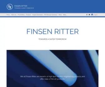 Finsenritter.com(Industrial Turnkey Projects) Screenshot