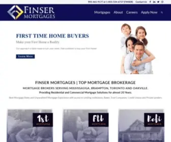 Finser.ca(FINSER Mortgages) Screenshot