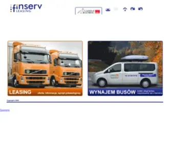 Finserv.com.pl(Wypożyczalnia busów) Screenshot