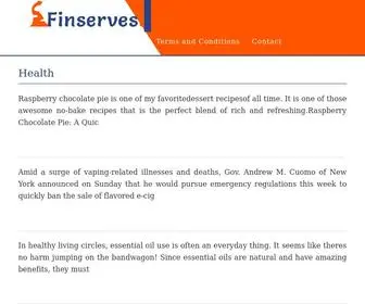 Finservesnow.net(Fin Service) Screenshot