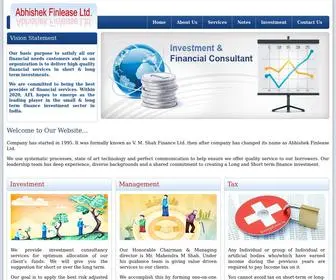 Finservices.co.in(Abhishek Finlease Ltd) Screenshot