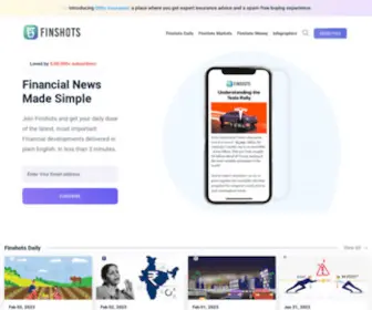 Finshots.in(Financial News made simple) Screenshot