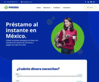 Finsso.mx(FINSSO MÉXICO ®) Screenshot