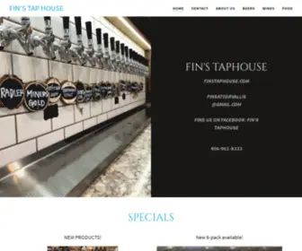 Finstaphouse.com(Beer, Food, Wine) Screenshot