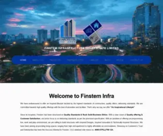 Finsteminfra.com(Residential Flats) Screenshot