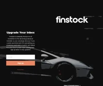 Finstock.com(A more interesting email newsletter) Screenshot
