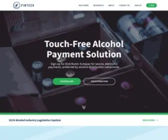 Fintech.com(Beverage Alcohol Payments Simplified) Screenshot