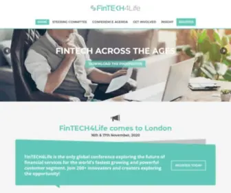 Fintech4Life.com(London Fintech Event) Screenshot