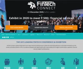 Fintechconnectlive.com(FinTech Connect) Screenshot