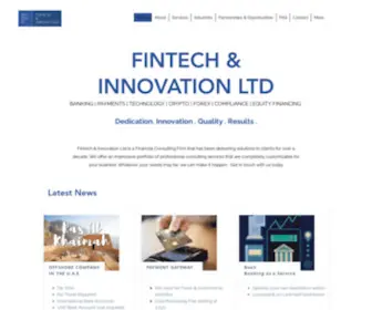 Fintechinnovation.io(Fintech & Innovation Ltd) Screenshot