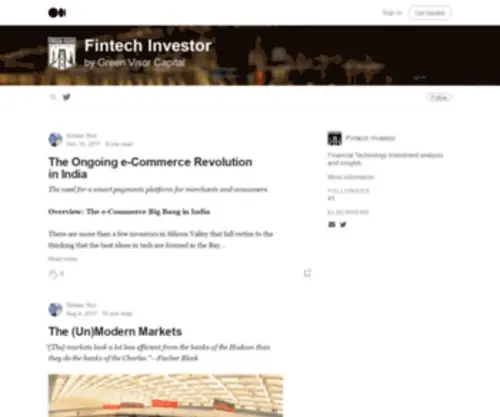 Fintechinvestor.com(Fintechinvestor) Screenshot