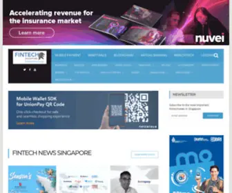 Fintechnews.sg(Fintech Singapore News informs daily about financial technology) Screenshot