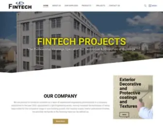 Fintechprojects.com(The Professional Coatings Specialist For Decoration & Protection of Buildings) Screenshot