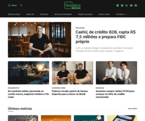 Fintechsbrasil.com.br(Finsiders brasil) Screenshot