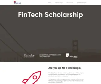 Fintechscholarship.dk(FinTech Scholarship) Screenshot