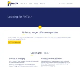 Fintel.co.nz(Cheaper Insurance in New Zealand Online) Screenshot