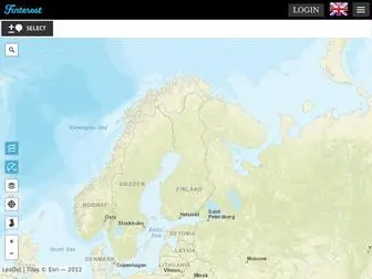 Finterest.fi(Guide map of Finland for tourists) Screenshot