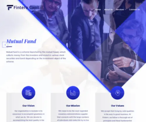 Finterocapital.com(Consulting Finance Corporate Business) Screenshot
