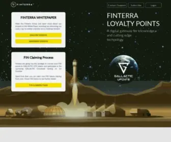 Finterra.io(Blockchain Based Financial Services for all) Screenshot