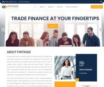 Fintradetech.com(Swift Services) Screenshot