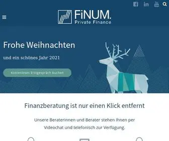 Finum.at(FiNUM.Private Finance AG) Screenshot