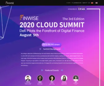 Finwisesummit.com(Finwise纷智全球峰会) Screenshot