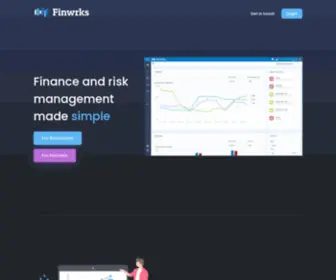 Finwrks.com(Finance and risk management made simple) Screenshot