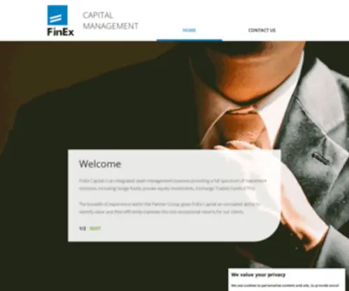 Finxcapital.com(Integrated asset management company/ hedge funds) Screenshot