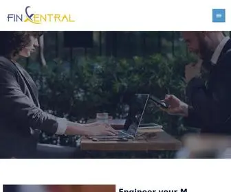 Finxentral.com(Tradepreneur site) Screenshot