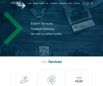 Finxl.com.au(Leader in IT Services and Solutions) Screenshot