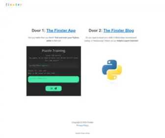 Finxter.com(Your Guide to Python Mastery) Screenshot