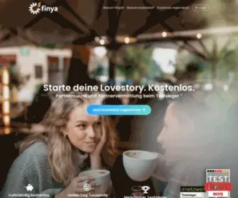 Finya.de(Kostenlose Partnersuche und Partnervermittlung bei Finya) Screenshot