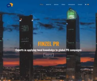 Finzelpr.com(Finzel PR agency in Madrid (Spain)) Screenshot