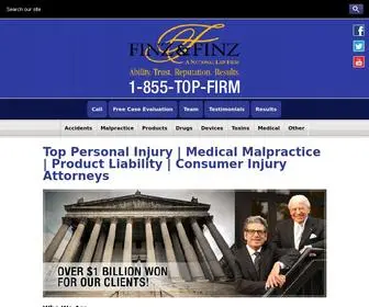 FinzFirm.com(Personal Injury Lawyer) Screenshot