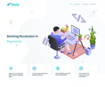 Finzly.com(Award-winning banking solutions for BaaS, Payments, Treasury & FX) Screenshot
