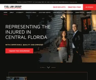 Fiolinjurylaw.com(At Fiol Law Group) Screenshot