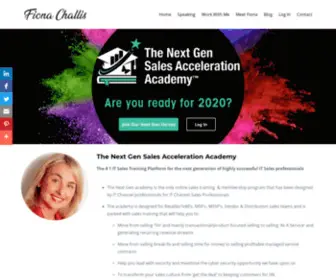 Fionachallis.com(Sales training) Screenshot